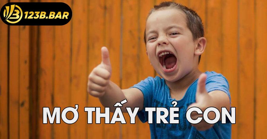 mơ thấy trẻ con